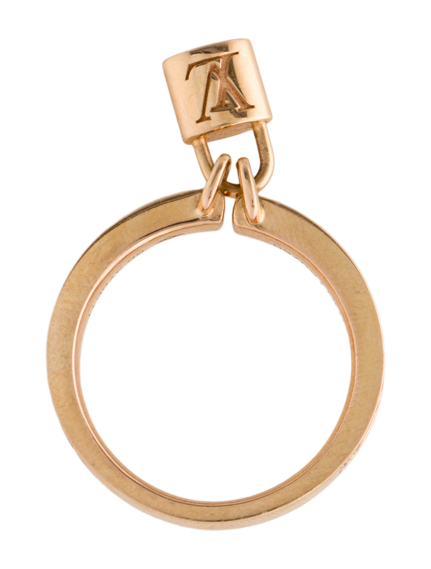 Louis Vuitton 18K Diamond Lockit Band